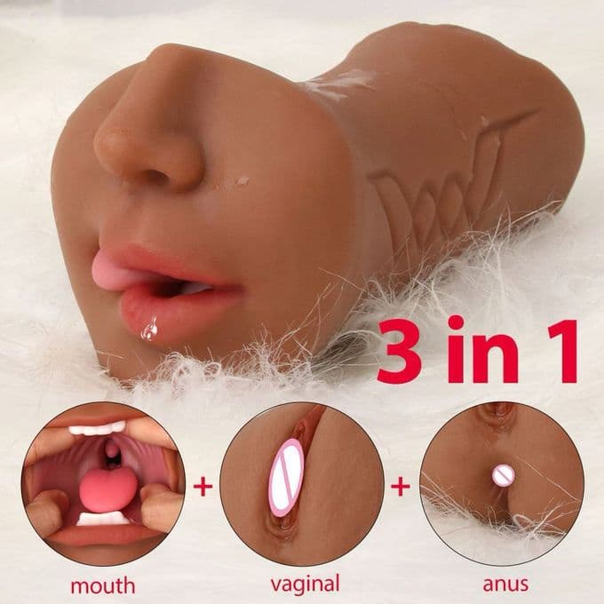 Sextoy Poupée silicone 3 en 1 (nr45)